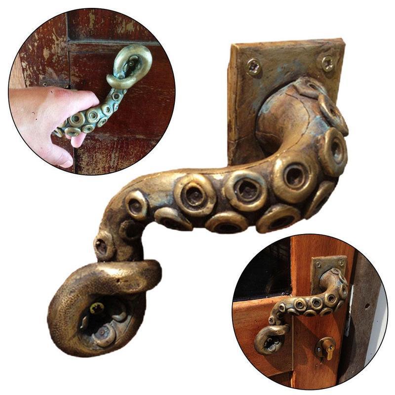 Furniture Hardware Handles - Vintage Octopus Door Knob Outdoor Hook