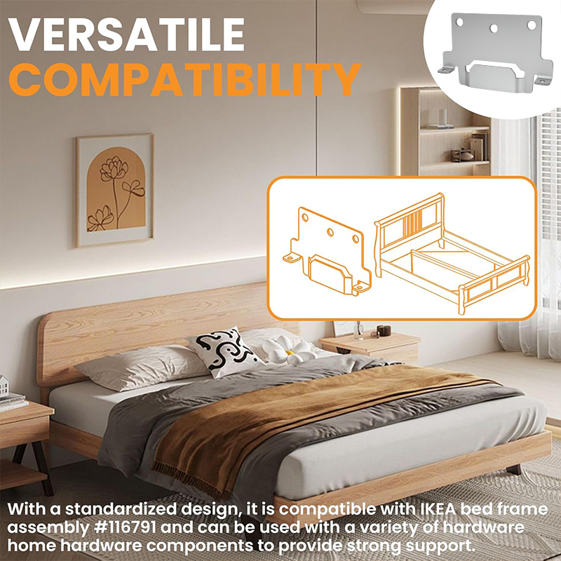 6pcs Midbeam Bed Monunting Bra - Furniture Hardware Ikea recension och pris