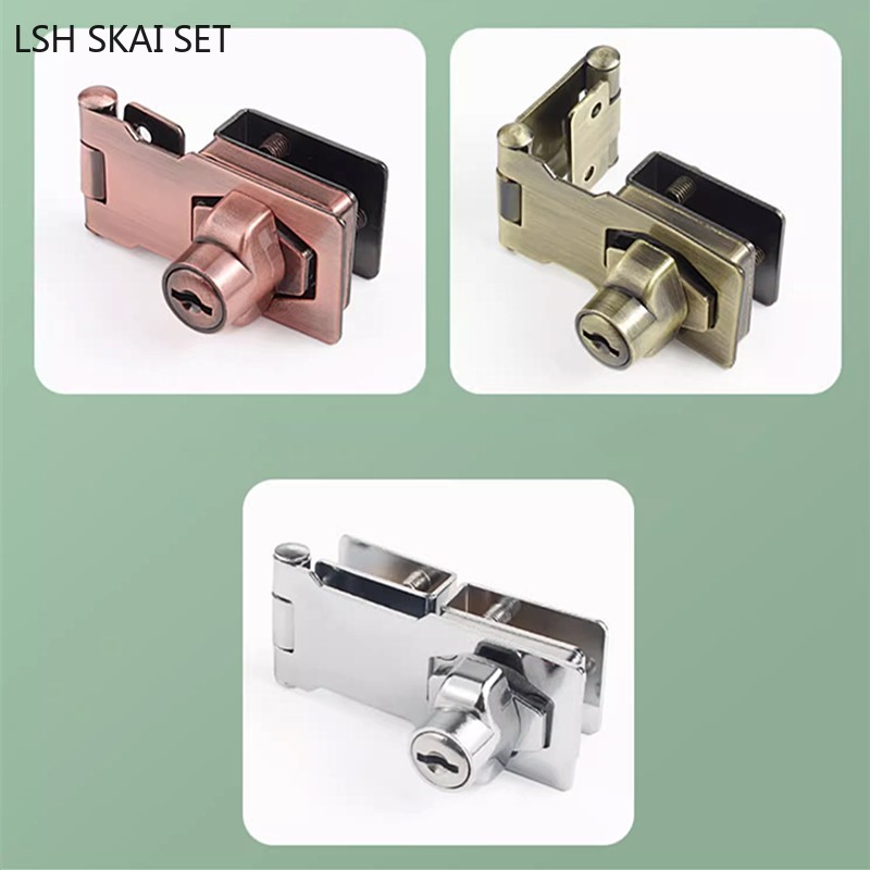 No-punch Glass Door Lock Store - Furniture Hardware Stores recension och pris
