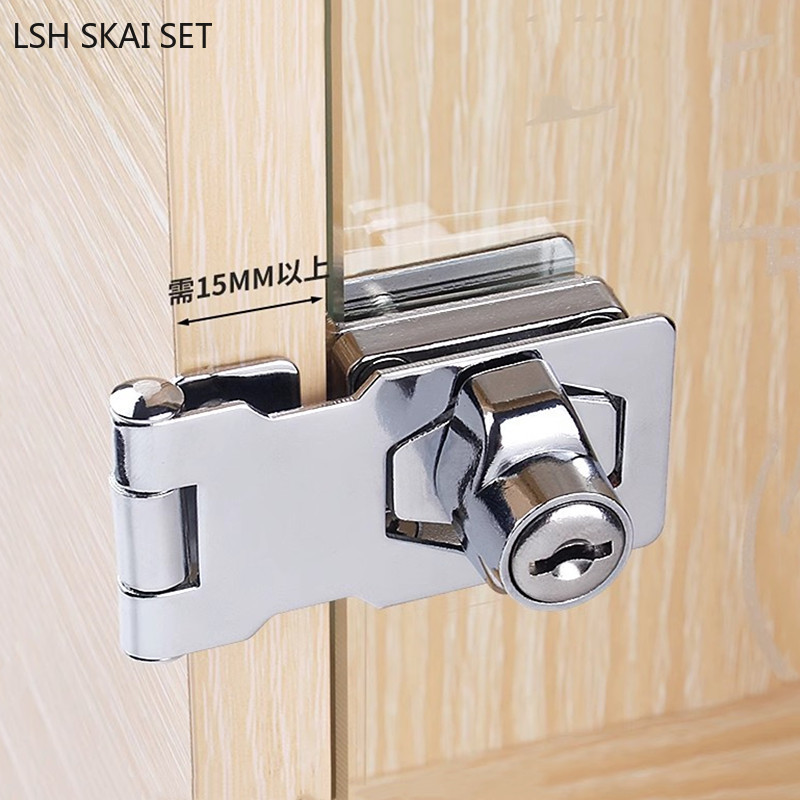 No-punch Glass Door Lock Store - Furniture Hardware Stores recension och pris