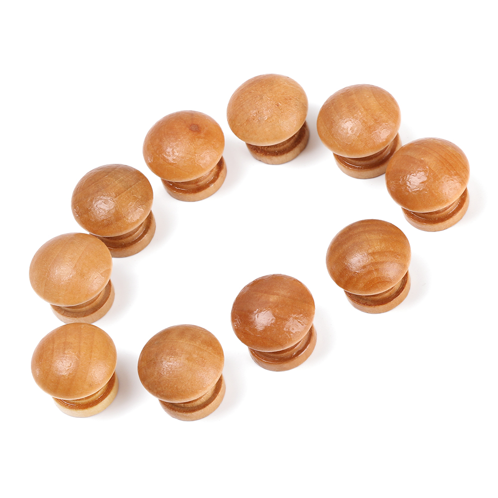 10pcs/Lot Round Shape Natural  - Furniture Hardware Handles recension och pris