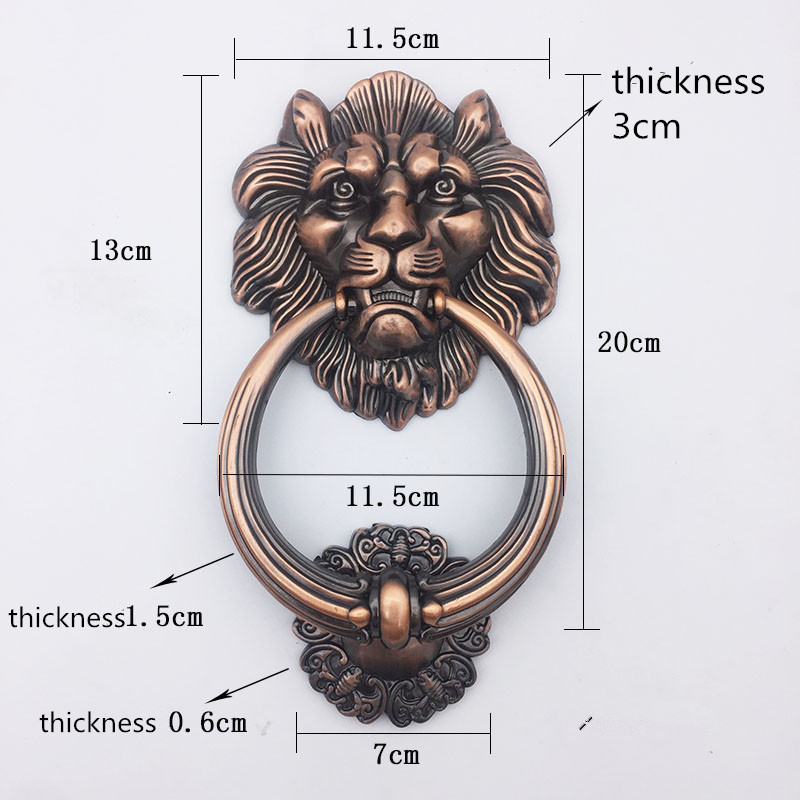 Antique Bronze Lion Head Handl - Furniture Hardware Handles recension och pris