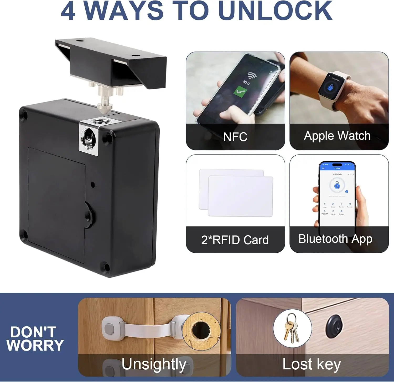 Mobile phone NFC smart locker  - Furniture Hardware Brackets recension och pris