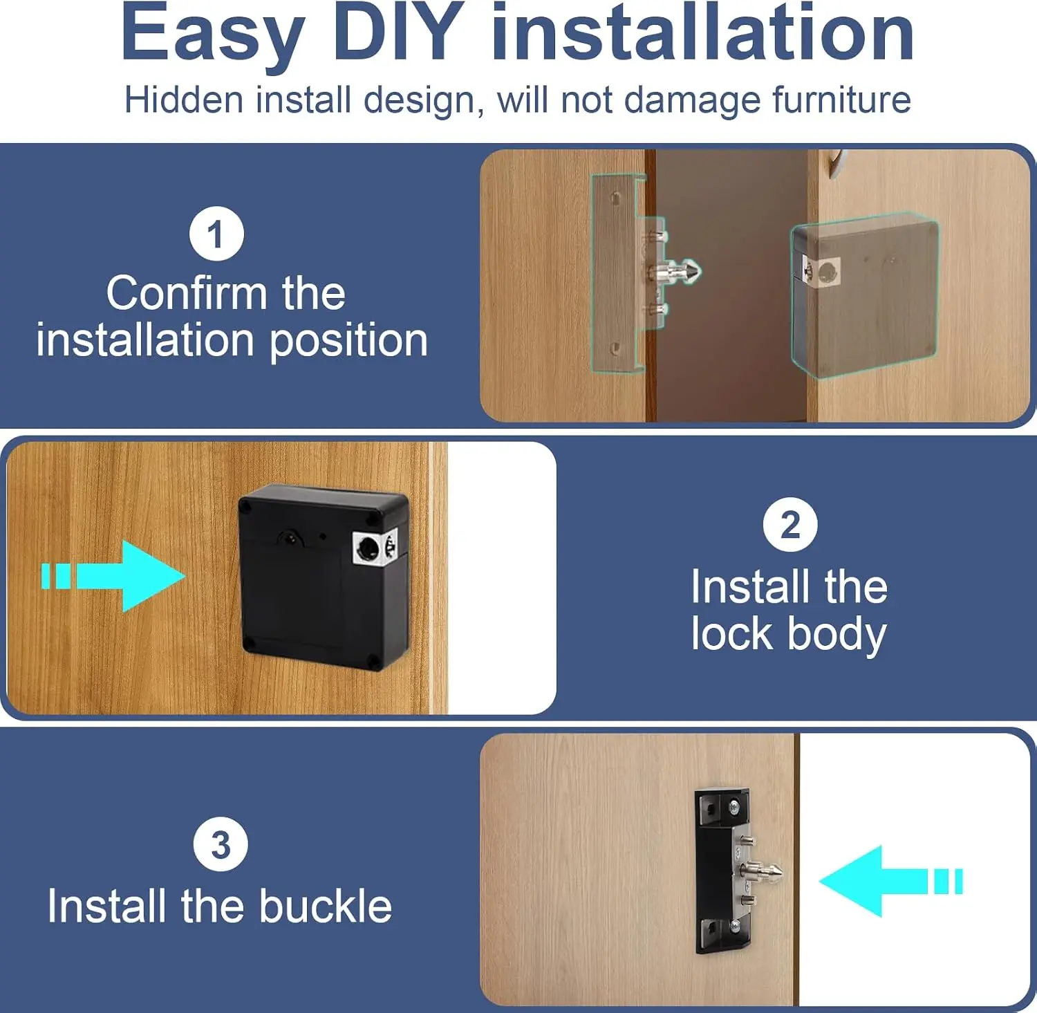 Mobile phone NFC smart locker  - Furniture Hardware Brackets recension och pris
