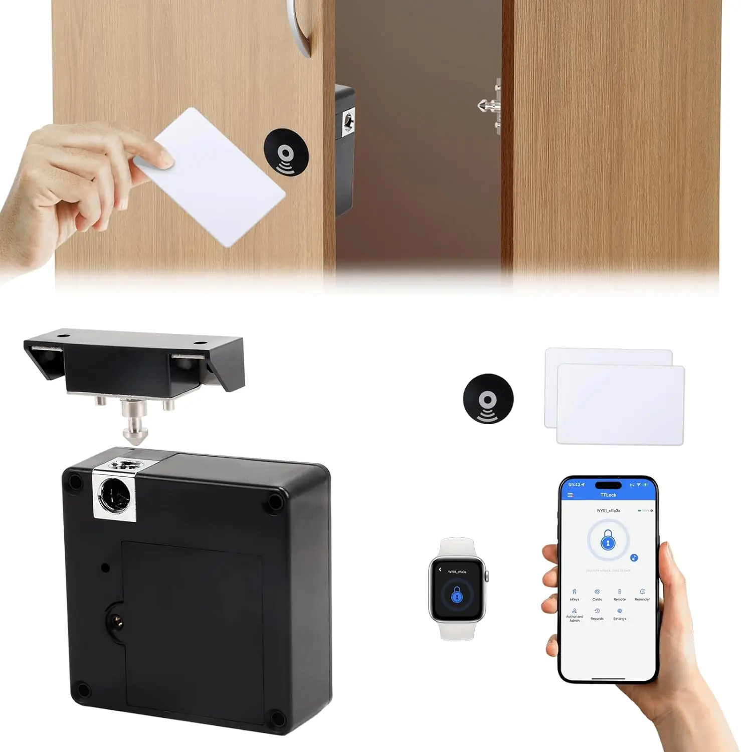 Mobile phone NFC smart locker  - Furniture Hardware Brackets recension och pris