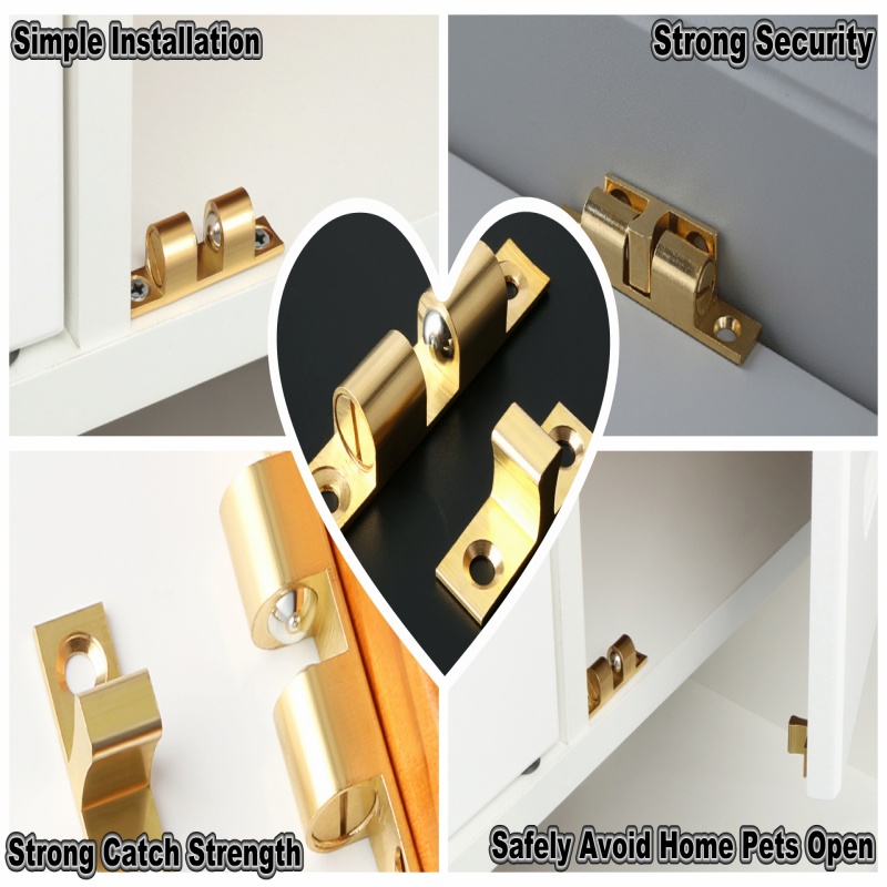 3/6pcs Cabinet Closet Door Bal - Furniture Hardware Brackets recension och pris