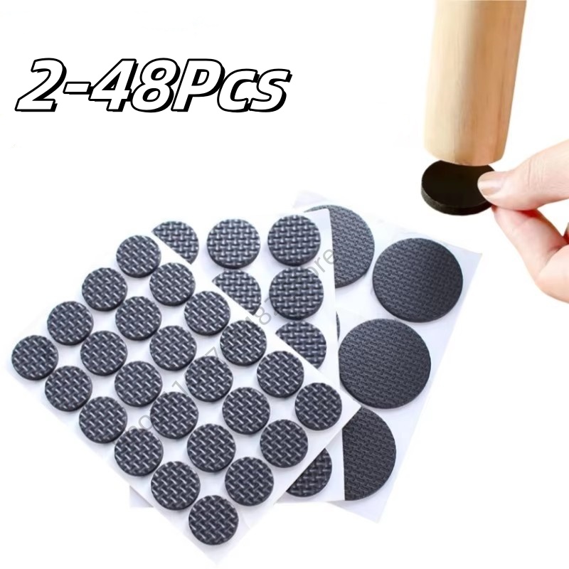 2-48Pc Self Adhesive Black Fur - Furniture Hardware Brackets recension och pris