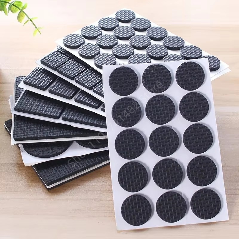 2-48Pc Self Adhesive Black Fur - Furniture Hardware Brackets recension och pris