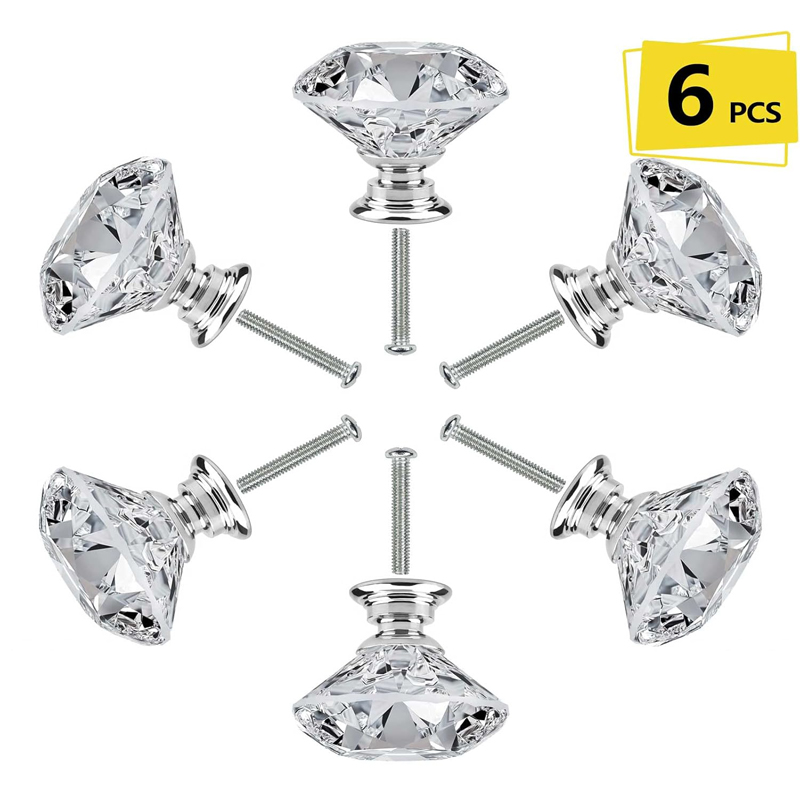 6Pcs Cabinet Knob with Screws  - Furniture Hardware Parts recension och pris
