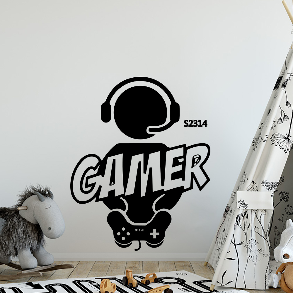 1pc Gamer Wall Art Decal For K - Furniture Hardware Parts recension och pris